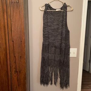 Andre by Unit.  Women’s long grey duster. Small.
